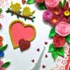 Beautiful Flowers and Love Themed Greeting Card image