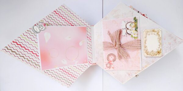 Sparkling Diamond shaped love Scrapbook album