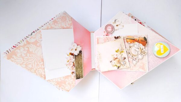 Sparkling Diamond shaped love Scrapbook album
