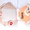 Sparkling Diamond shaped love Scrapbook album