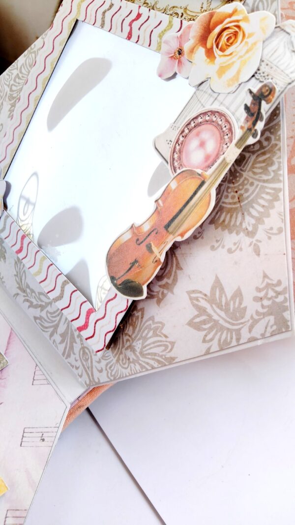 Sparkling Diamond shaped love Scrapbook album