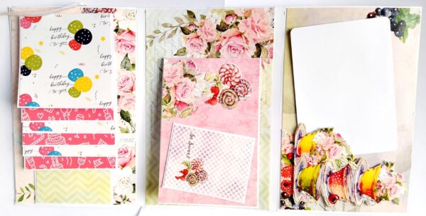 Sparkling Multicolored Birthday Mini Scrapbook | Gifts, Mini Scrapbooks