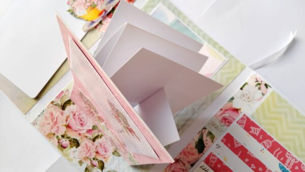 Sparkling Multicolored Birthday Mini Scrapbook | Gifts, Mini Scrapbooks