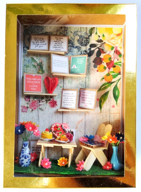 Miniature Room - Love | Best wishes Greeting card