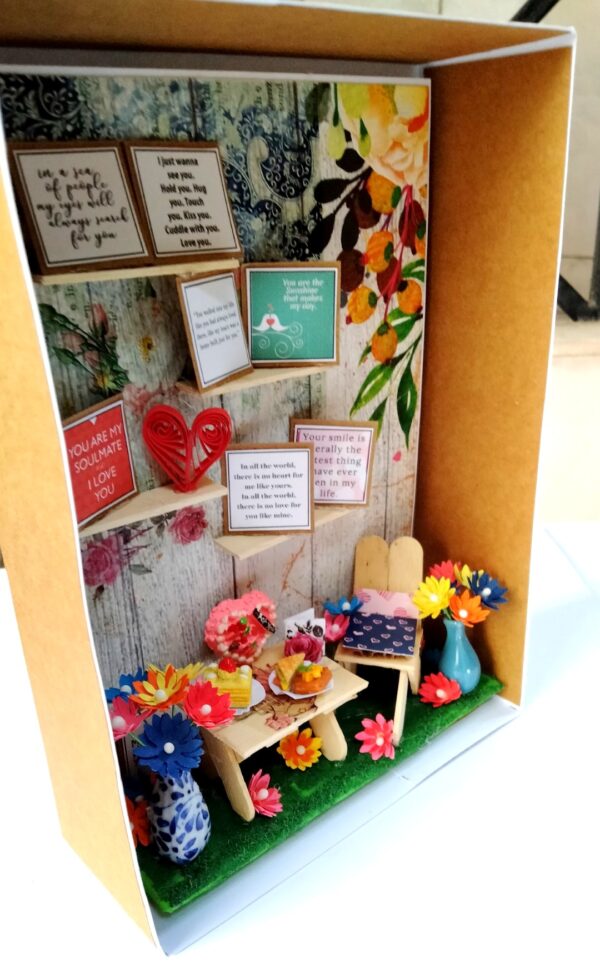 Miniature Room - Love | Best wishes Greeting card