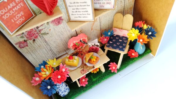 Miniature Room - Love | Best wishes Greeting card