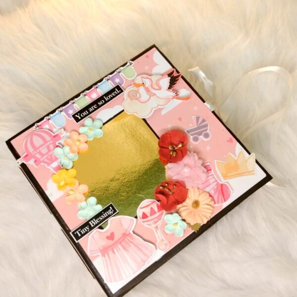 Baby Girl 1 year journey scrapbook