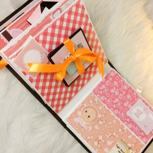 Baby Girl 1 year journey scrapbook