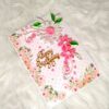 Sparkling Quilled Assorted Flowers Card - White