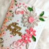 Sparkling Quilled Assorted Flowers Card - White