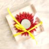 Quilled Tealight Candle holder gift - Red