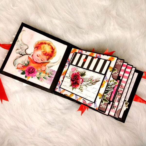 Love Themed Pocket Mini Scrapbook - LM2 image Love Themed Pocket Mini Scrapbook - LM2 image