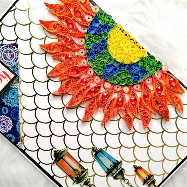 IMG20220929231140 Sparkling Handmade Quilled Diwali Greeting Card D30