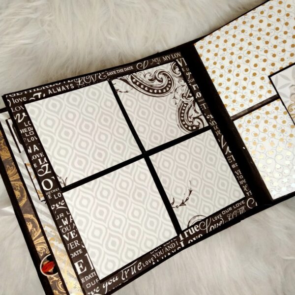 IMG20221101102303 Black & Gold Themed Memories Scrapbook