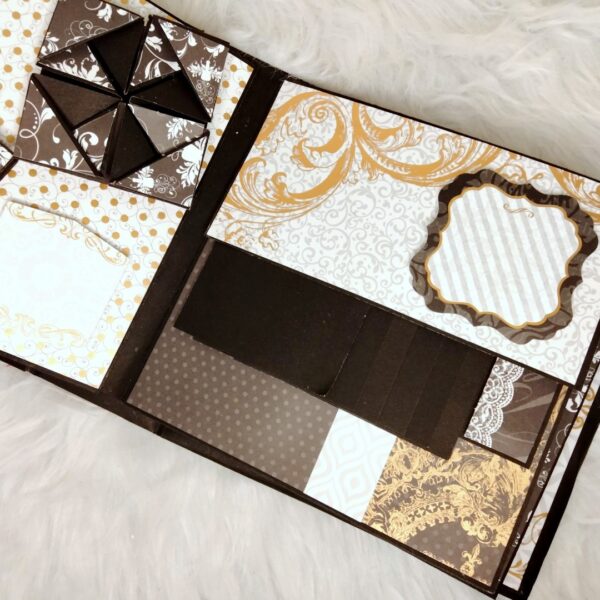 IMG20221101102404 Black & Gold Themed Memories Scrapbook