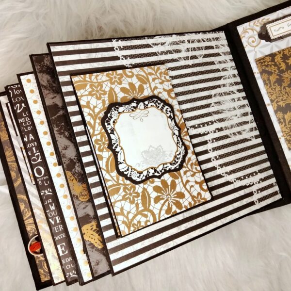 IMG20221101102434 Black & Gold Themed Memories Scrapbook