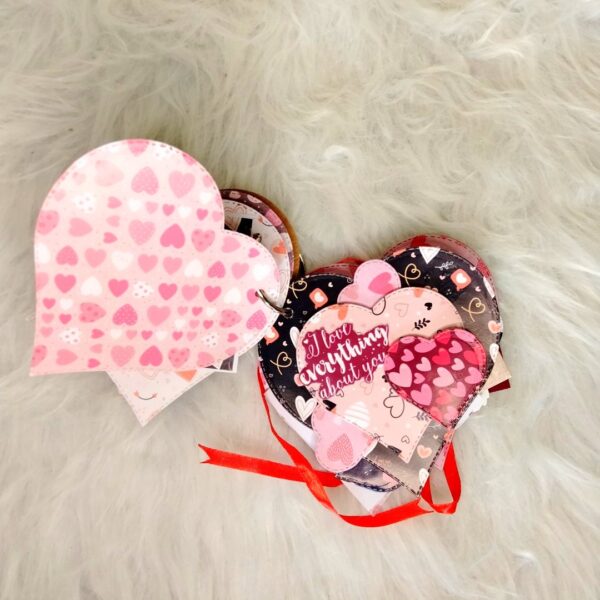 IMG20221101104834 Heart shaped mini scrapbook