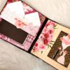 Love themed scrapbook with shaker cover