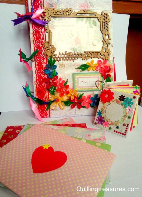 Love Scrapbook Combo With Envelopes and Mini booklet image Love Scrapbook Combo With Envelopes and Mini booklet image
