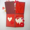 Sparkling Hot Red Pop Up Card In Box image