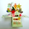 Sparkling Blue Love and Birthday Pop Up Card in Box image