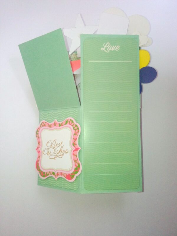 Sparkling Blue Love and Birthday Pop Up Card in Box image