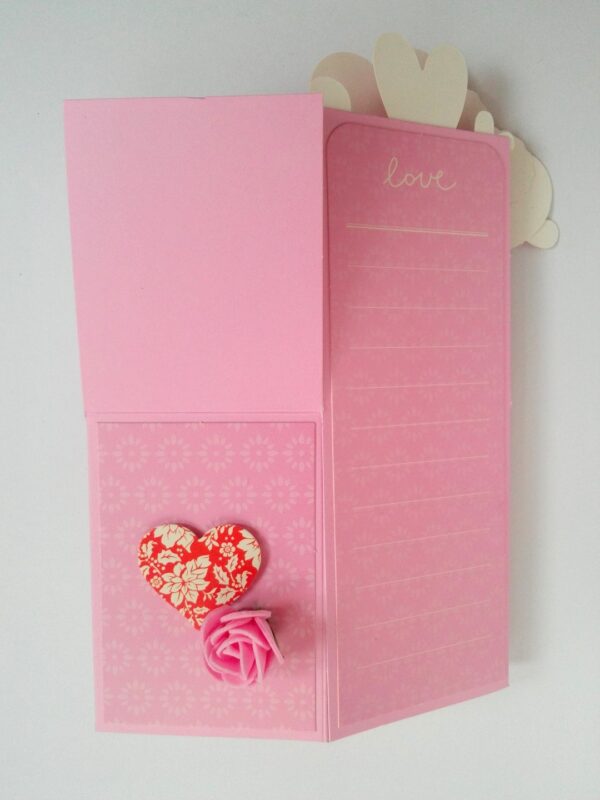 Sparkling Hot Pink Pop Up Card In Box image Sparkling Hot Pink Pop Up Card In Box image