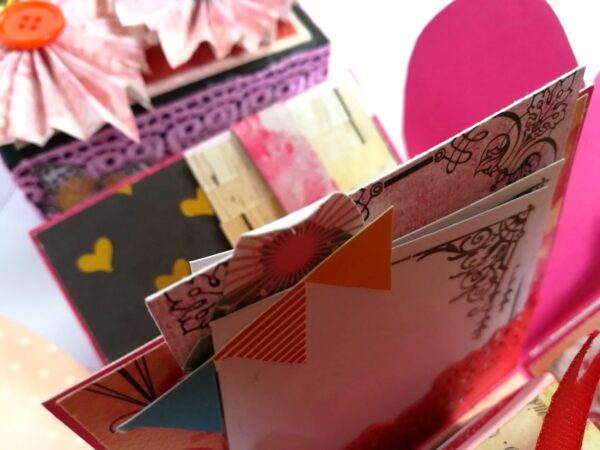 Love you My Birthday Girl Explosion Box Handmade image