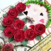 Quilled Roses Love Greeting Card image