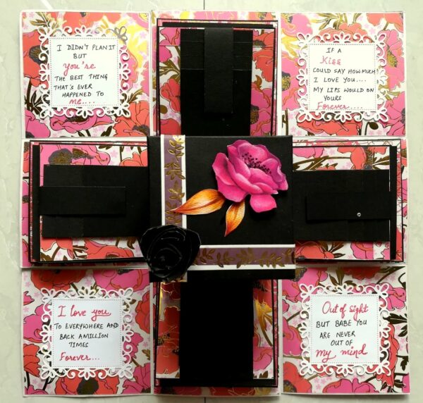 Black Themed Love Explosion Box image Black Themed Love Explosion Box image
