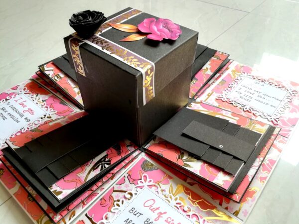 Black Themed Love Explosion Box image Black Themed Love Explosion Box image