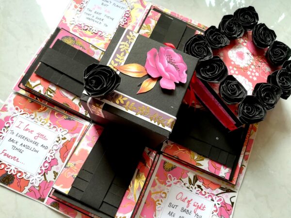 Black Themed Love Explosion Box image Black Themed Love Explosion Box image