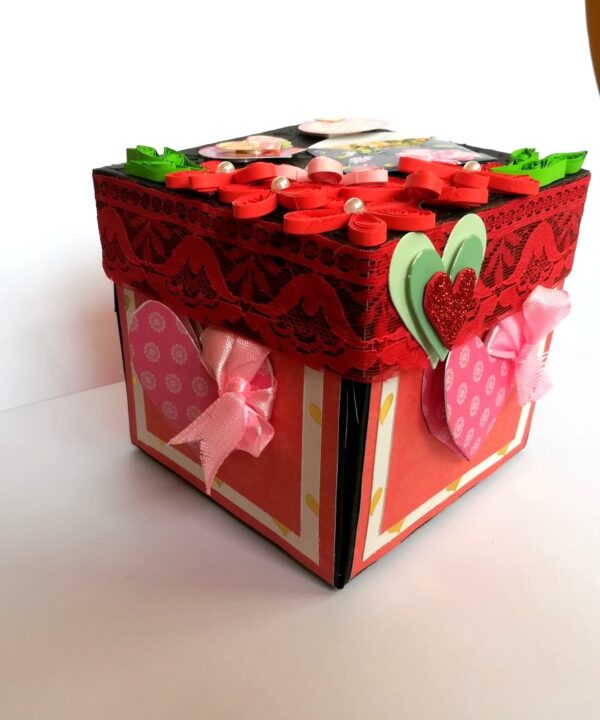 Love and Birthday Bird Cage Explosion Box image Love and Birthday Bird Cage Explosion Box image