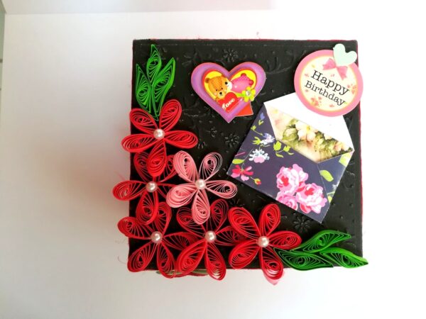 Love and Birthday Bird Cage Explosion Box image Love and Birthday Bird Cage Explosion Box image