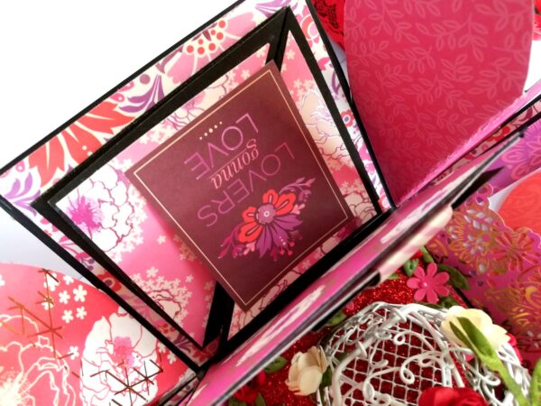 Love and Birthday Bird Cage Explosion Box image Love and Birthday Bird Cage Explosion Box image