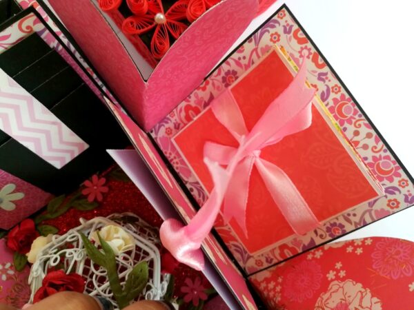 Love and Birthday Bird Cage Explosion Box image Love and Birthday Bird Cage Explosion Box image