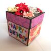 Love and Birthday Explosion Box With Battery Light Cake image
