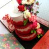 Love and Birthday Explosion Box With Battery Light Cake image