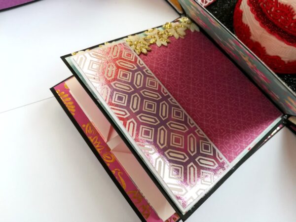 Love and Birthday Explosion Box With Battery Light Cake image