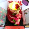 Love and Birthday Explosion Box With Battery Light Cake image