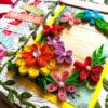 Love and Birthday Handmade Scrapbook With Origami folds image