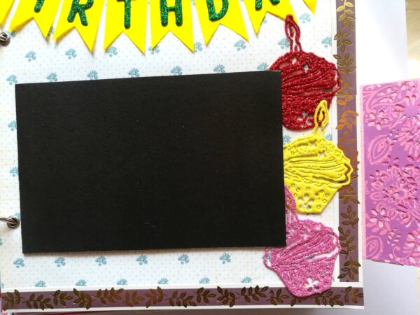 Love and Birthday Handmade Scrapbook With Origami folds image