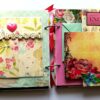 Love and Birthday Handmade Scrapbook With Origami folds image