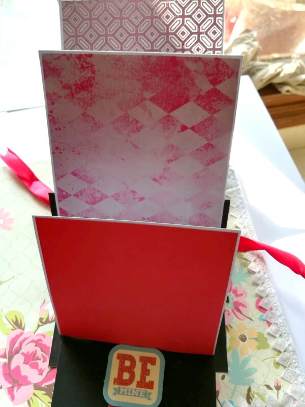 Love and Birthday Handmade Scrapbook With Origami folds image