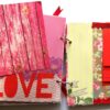Love and Birthday Handmade Scrapbook With Origami folds image