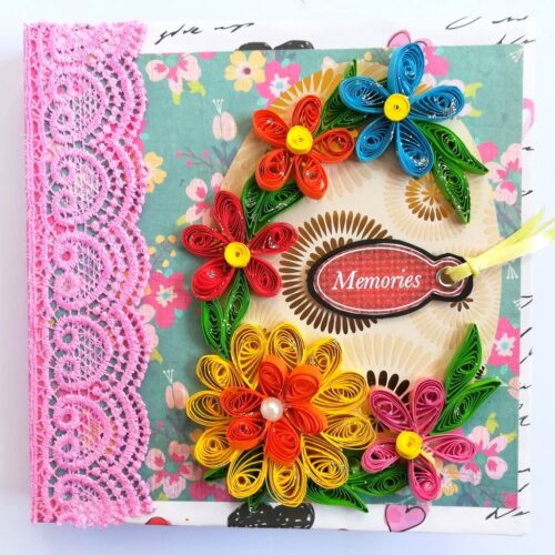 Memories Handmade Mini Scrapbook Gift image