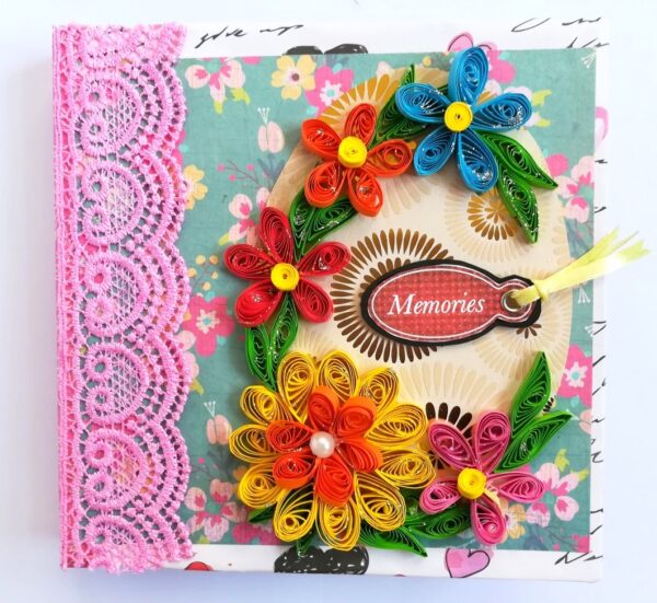 Memories Handmade Mini Scrapbook Gift image Memories Handmade Mini Scrapbook Gift image