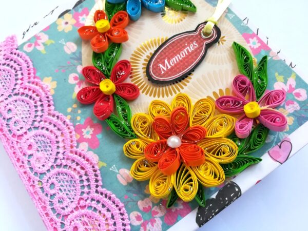 Memories Handmade Mini Scrapbook Gift image Memories Handmade Mini Scrapbook Gift image