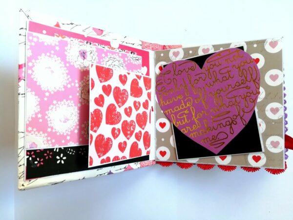 Love Mini Scrapbook Handmade Gift image Love Mini Scrapbook Handmade Gift image