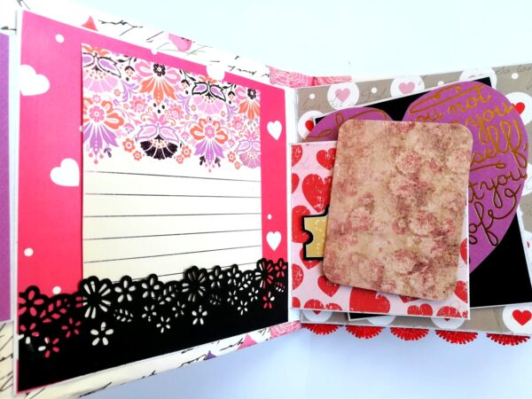 Love Mini Scrapbook Handmade Gift image Love Mini Scrapbook Handmade Gift image